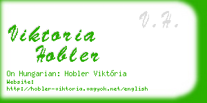 viktoria hobler business card